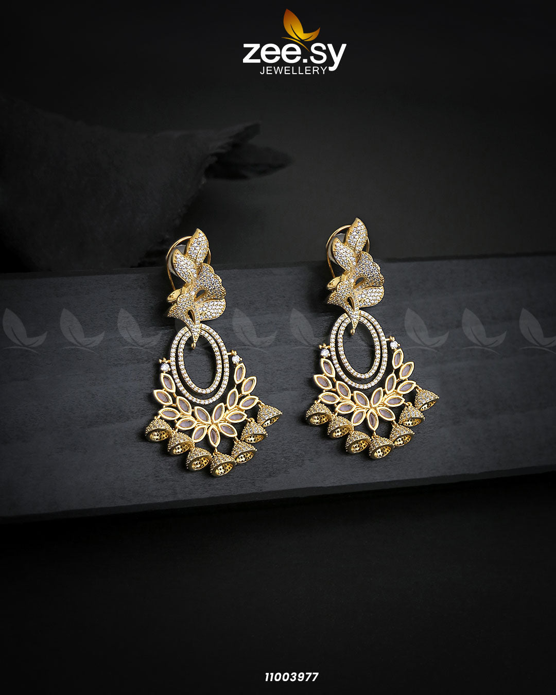Earrings-0561 Golden Mint Pint