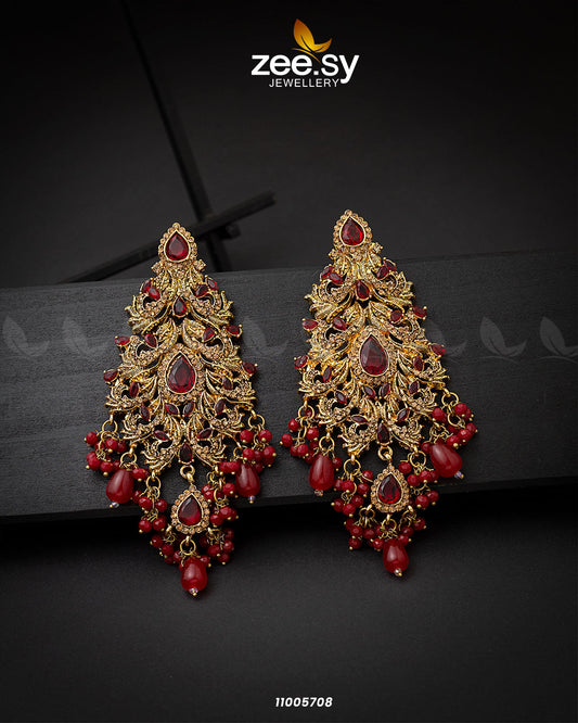 Earrings-0715 Red