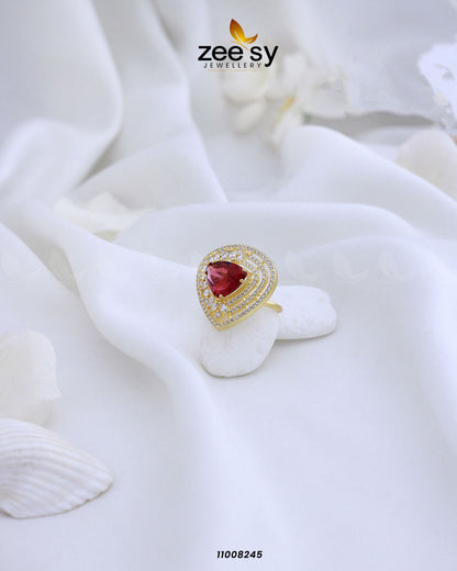 Ring-8279 Golden Red