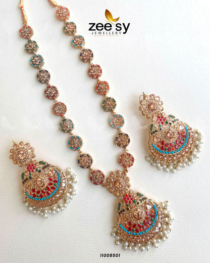 Mala Necklace-0986 Champagne