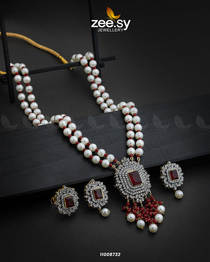 Necklace-1008 Red