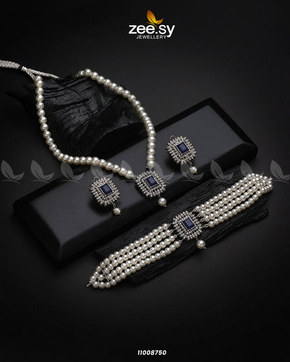 Necklace-1005 Blue