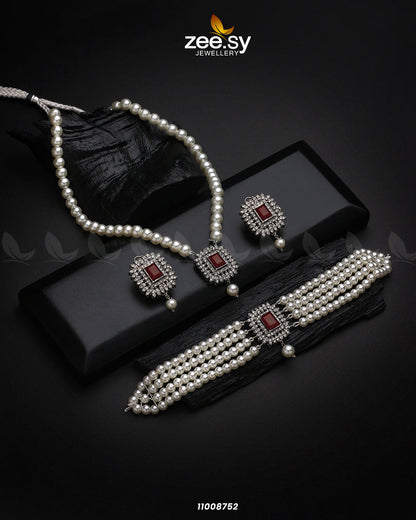 Necklace-1005 Red