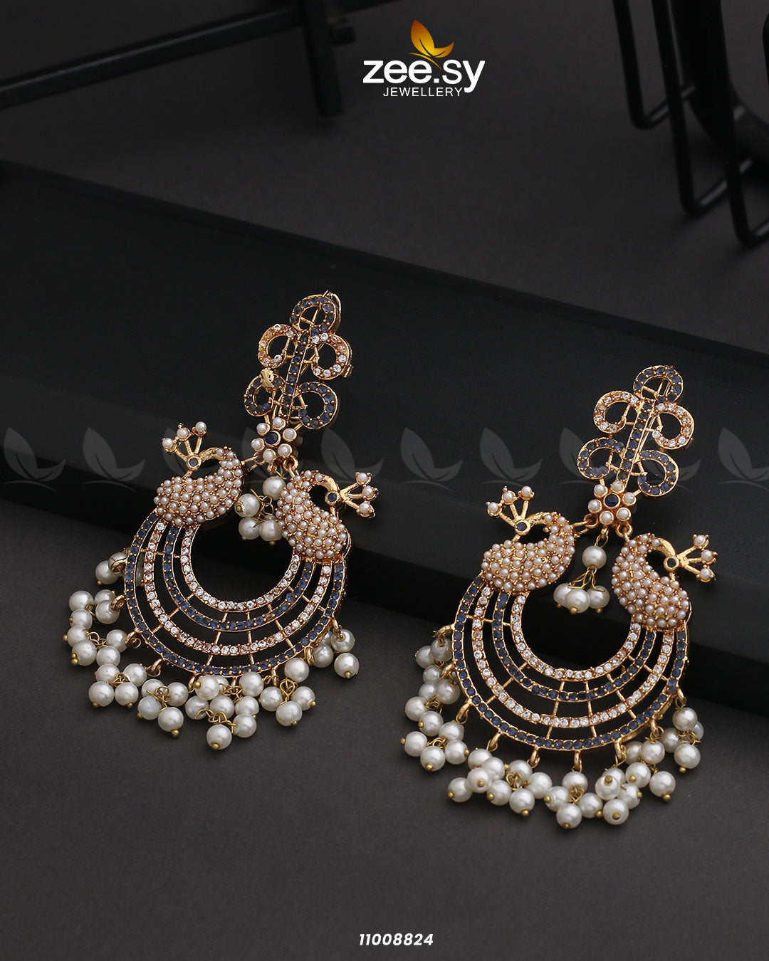 Earrings-0827 Blue