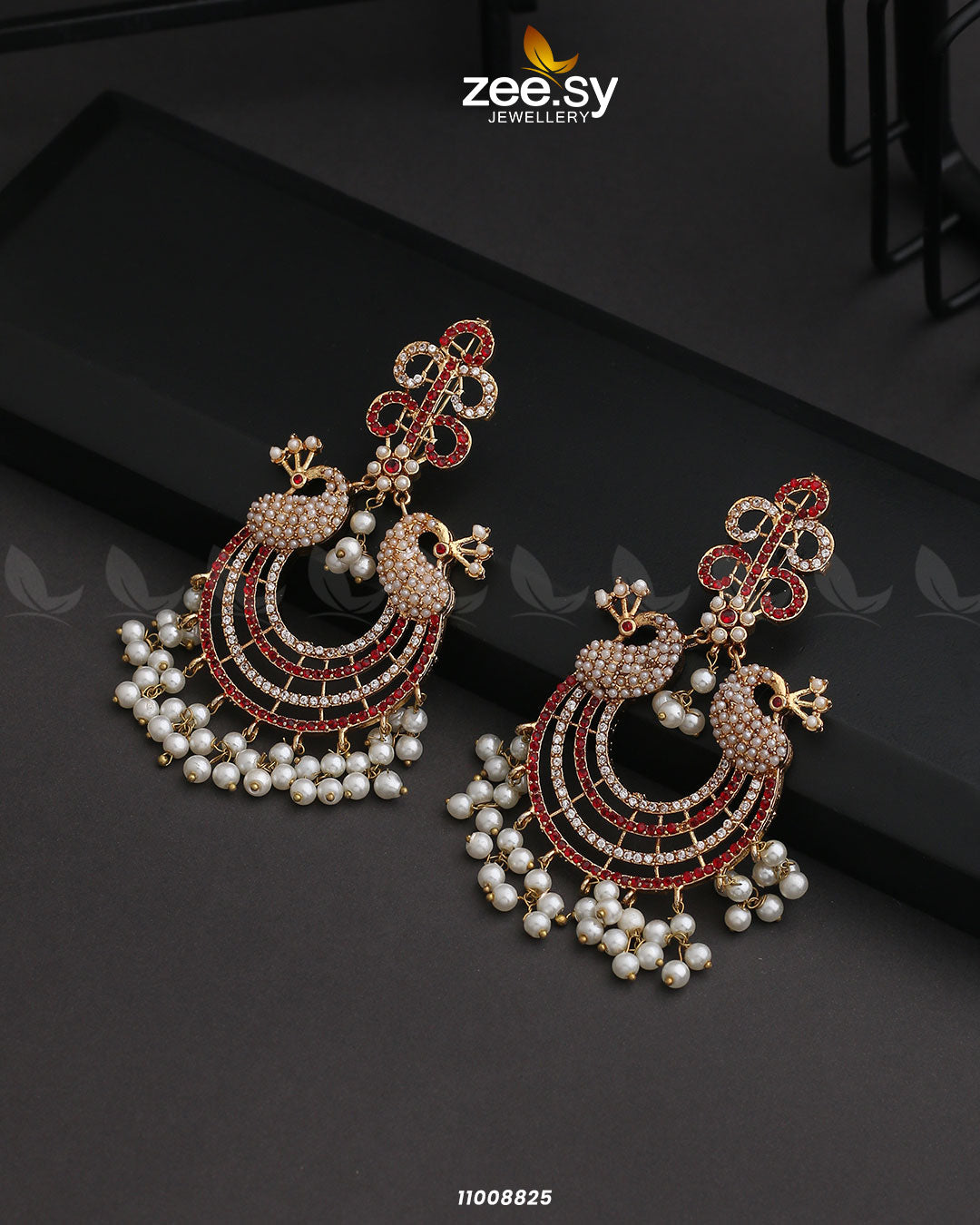 Earrings-0827 Red