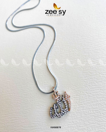 Calligraphy Locket-0009 Rose Black