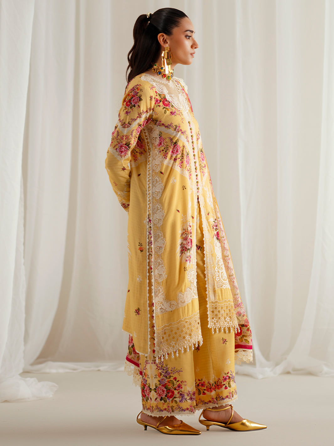 Bin Ilyas | Eres Bonita Viscose 25 | 1101-B - Pakistani Designer Dress - by Bin Ilyas - Type : Ladies Clothes - 100% Original at Saira Sultan