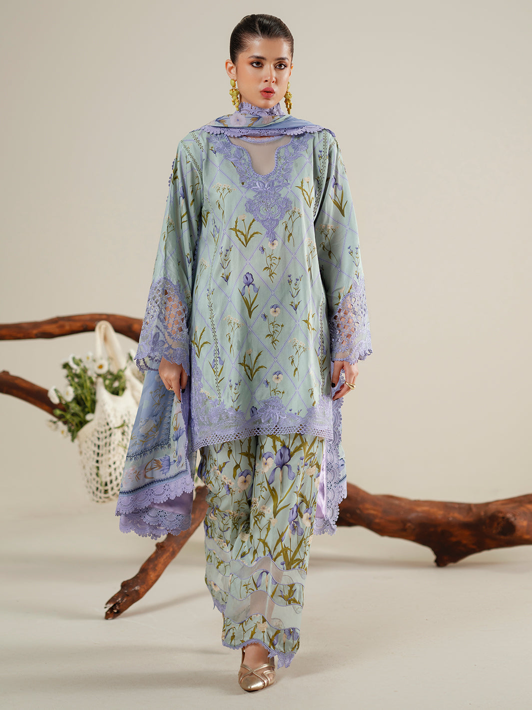 Bin Ilyas | Eres Bonita Viscose 25 | 1103-A - Pakistani Designer Dress - by Bin Ilyas - Type : Ladies Clothes - 100% Original at Saira Sultan