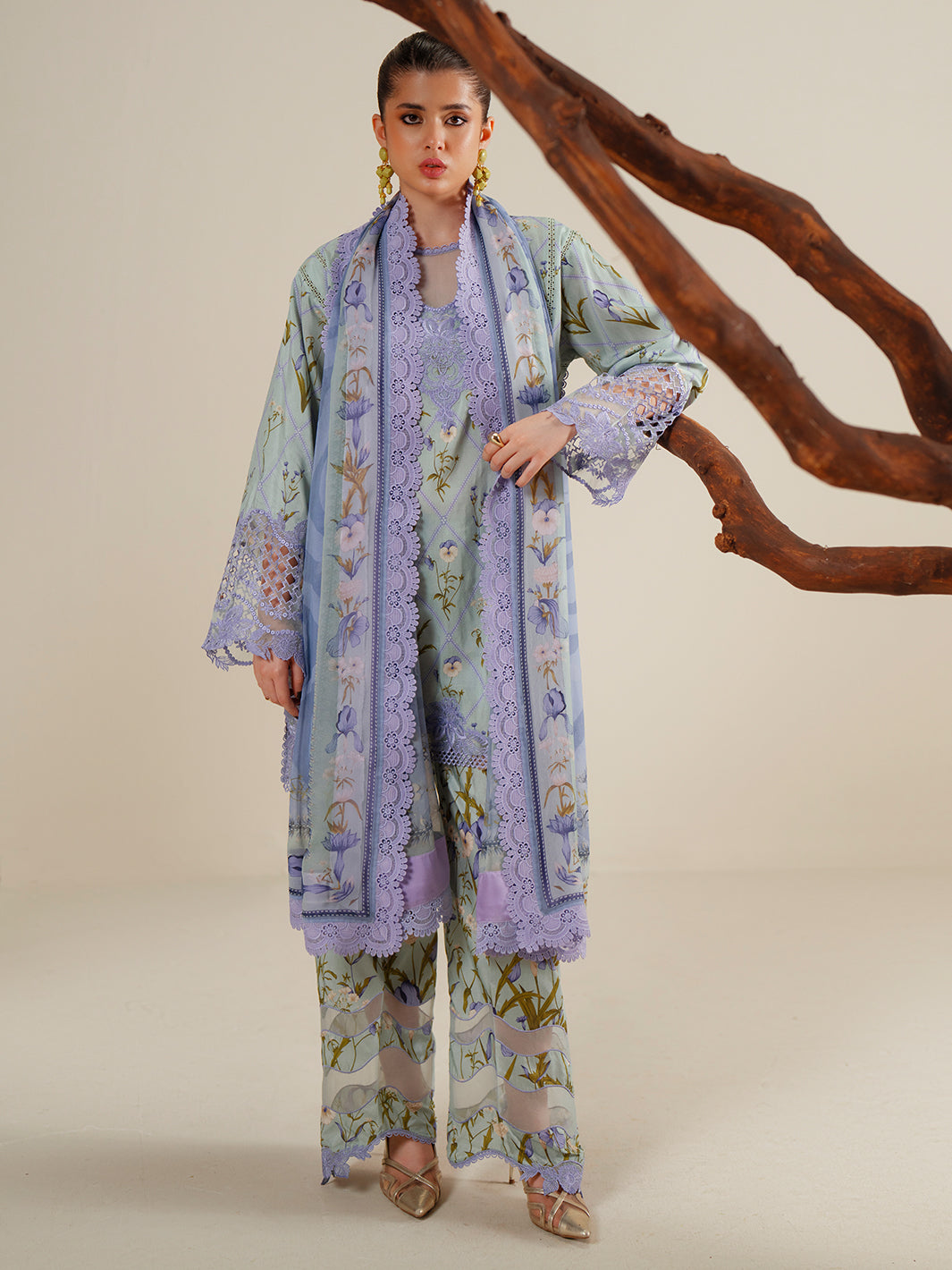 Bin Ilyas | Eres Bonita Viscose 25 | 1103-A - Pakistani Designer Dress - by Bin Ilyas - Type : Ladies Clothes - 100% Original at Saira Sultan