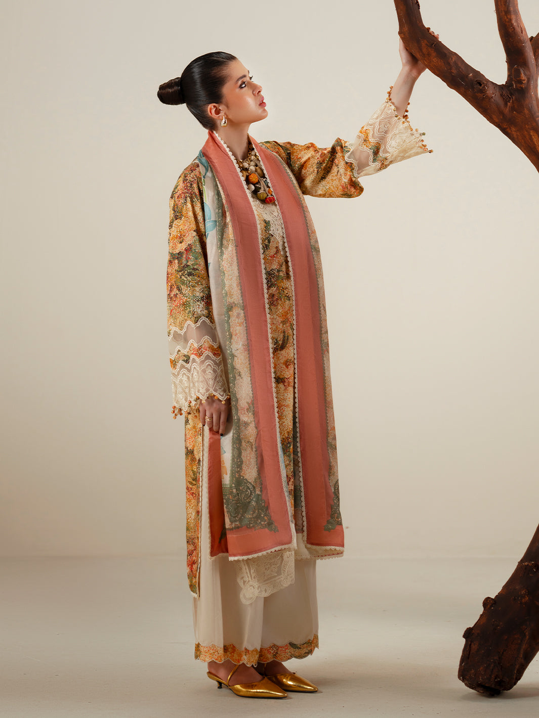 Bin Ilyas | Eres Bonita Viscose 25 | 1104-A - Pakistani Designer Dress - by Bin Ilyas - Type : Ladies Clothes - 100% Original at Saira Sultan