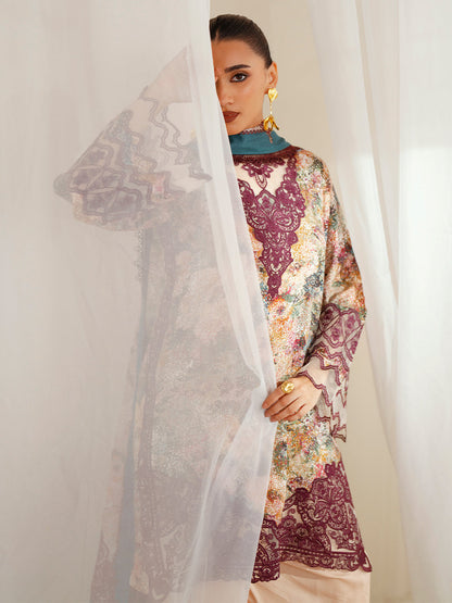 Bin Ilyas | Eres Bonita Viscose 25 | 1104-B - Pakistani Designer Dress - by Bin Ilyas - Type : Ladies Clothes - 100% Original at Saira Sultan