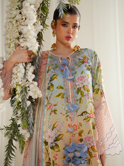 Bin Ilyas | Eres Bonita Viscose 25 | 1105-A - Pakistani Designer Dress - by Bin Ilyas - Type : Ladies Clothes - 100% Original at Saira Sultan