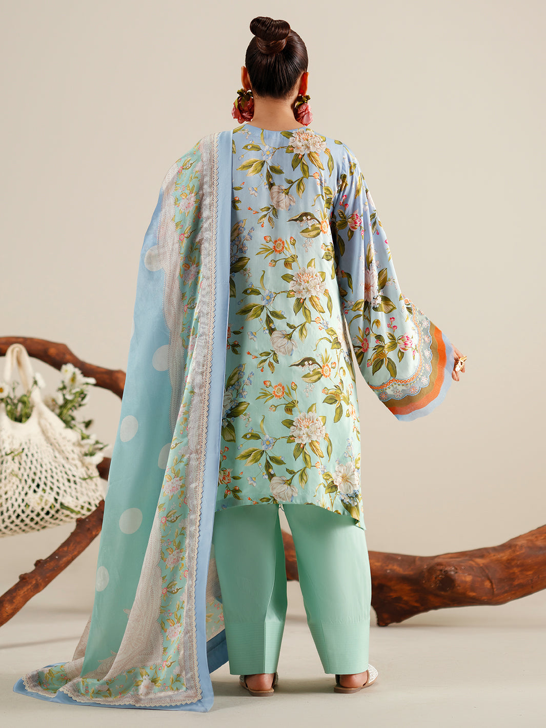 Bin Ilyas | Eres Bonita Viscose 25 | 1105-B - Pakistani Designer Dress - by Bin Ilyas - Type : Ladies Clothes - 100% Original at Saira Sultan