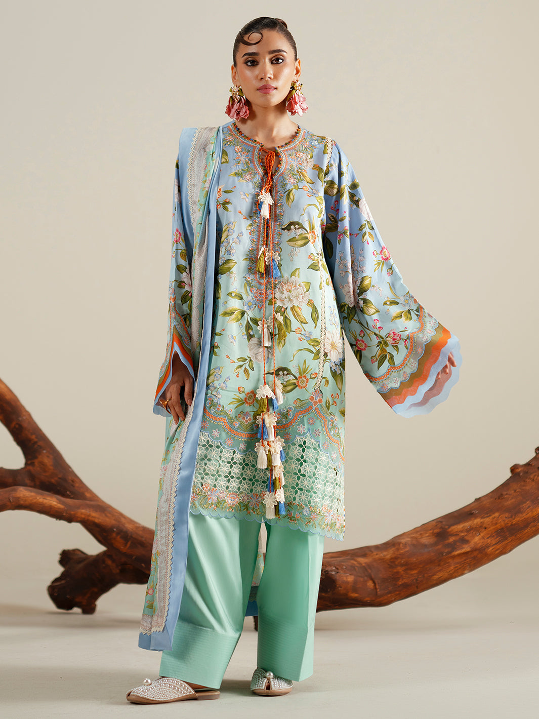 Bin Ilyas | Eres Bonita Viscose 25 | 1105-B - Pakistani Designer Dress - by Bin Ilyas - Type : Ladies Clothes - 100% Original at Saira Sultan