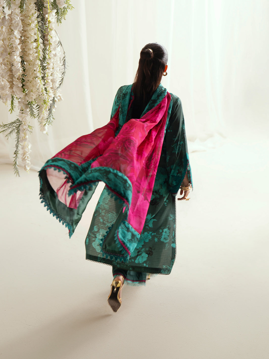Bin Ilyas | Eres Bonita Viscose 25 | 1106-B - Pakistani Designer Dress - by Bin Ilyas - Type : Ladies Clothes - 100% Original at Saira Sultan