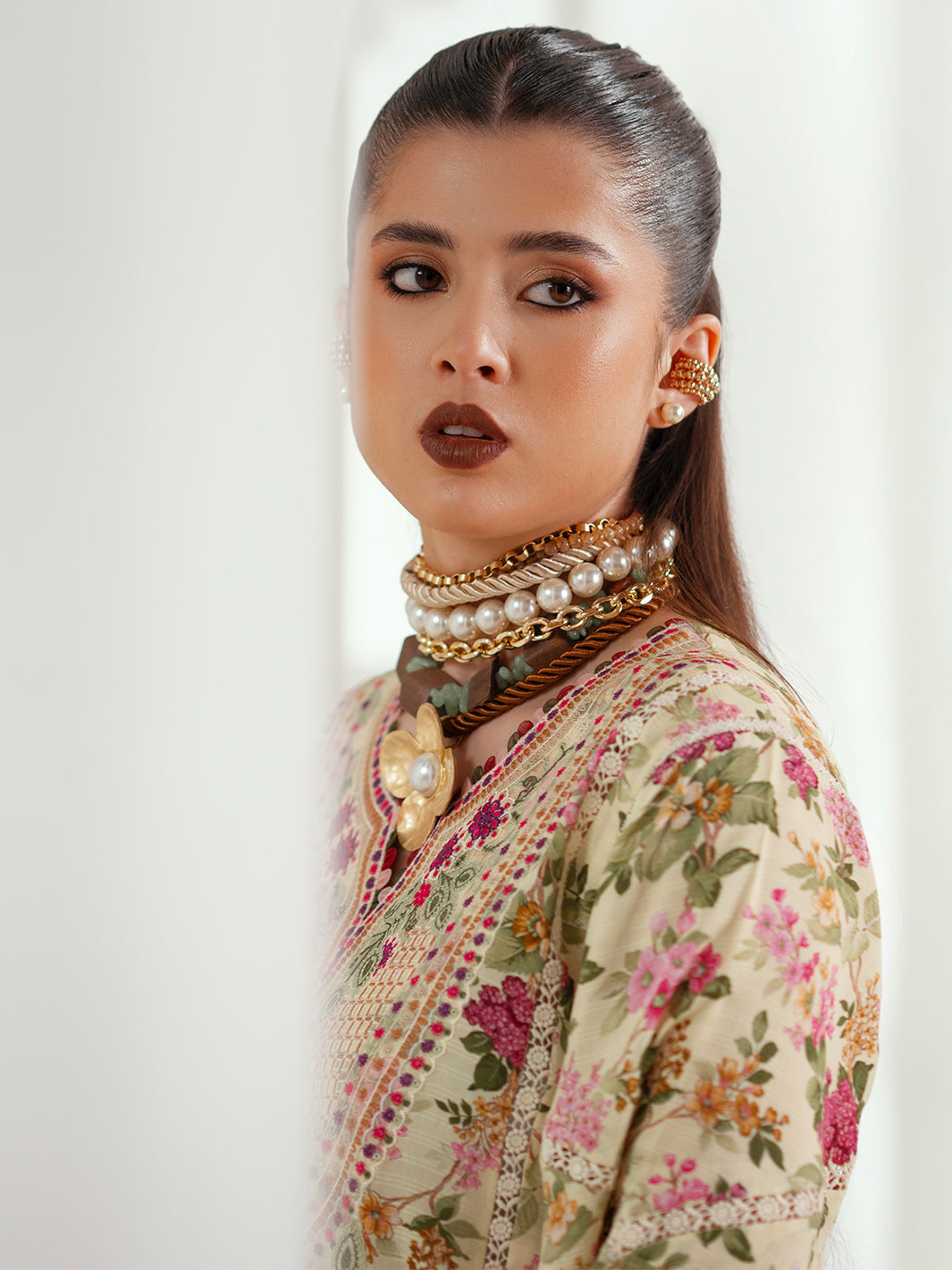 Bin Ilyas | Eres Bonita Viscose 25 | 1107-A - Pakistani Designer Dress - by Bin Ilyas - Type : Ladies Clothes - 100% Original at Saira Sultan