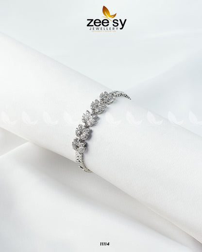 Blooming Lotus Bracelets Silver