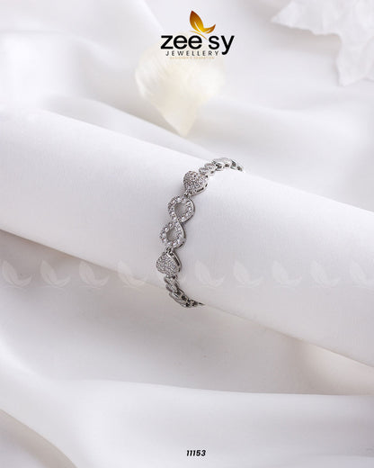 Spring Cuff Bracelets Silver