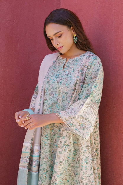 Baroque | Luxury Pret 24 | LAWN UF-577 - Pakistani Designer Dress - by Baroque | Type: Luxury - 100% Original at Saira Sultan
