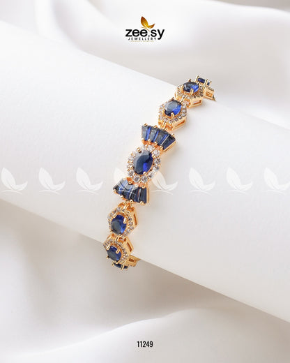 Mogra Bracelets Golden Blue