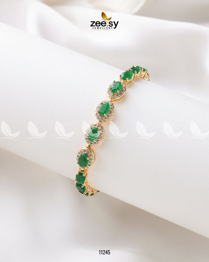 Burmese Bracelet Green