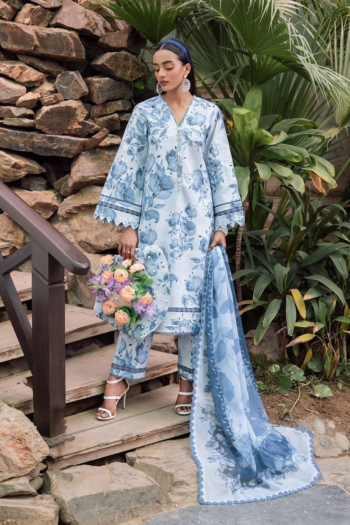 Alizeh | Sheen Lawn Prints 24 | GLORY - Pakistani Designer Dress - by Alizeh | Type: Casuals - 100% Original at Saira Sultan