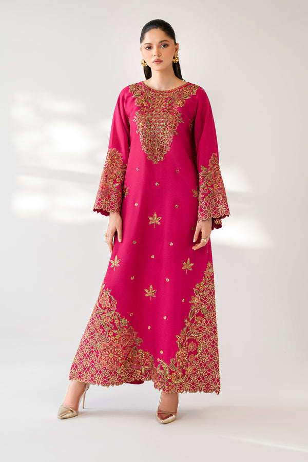 Baroque | Luxury Pret 25 | EMBROIDERED RAW SILK PR-1165 - Pakistani Designer Dress - by Baroque - Type : Ladies Clothes - 100% Original at Saira Sultan