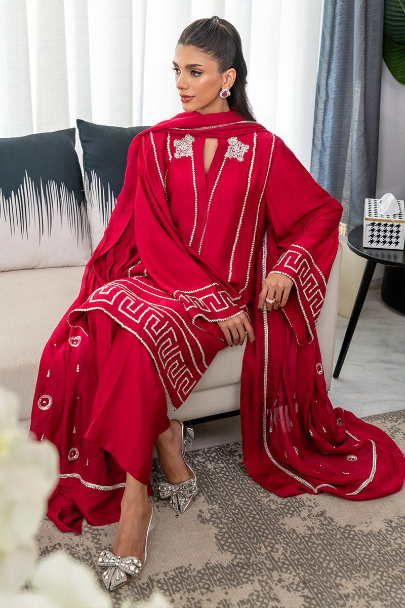 Chic Ophicial | Celenia Pret | Fuscia Pink Radiance L Red Pure Sheesha Silk