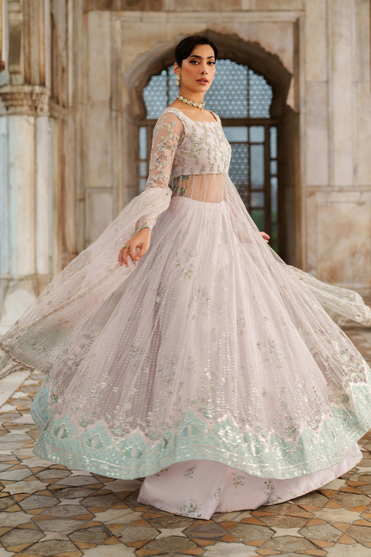 Iznik | Festive Formal | UE-552 Embroidered Net - Pakistani Designer Dress - by Iznik - Type : Ladies Clothes - 100% Original at Saira Sultan