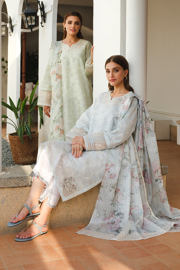 Baroque | Luxury Pret 24 | LAWN UF-658 - Pakistani Designer Dress - by Baroque | Type: Luxury - 100% Original at Saira Sultan