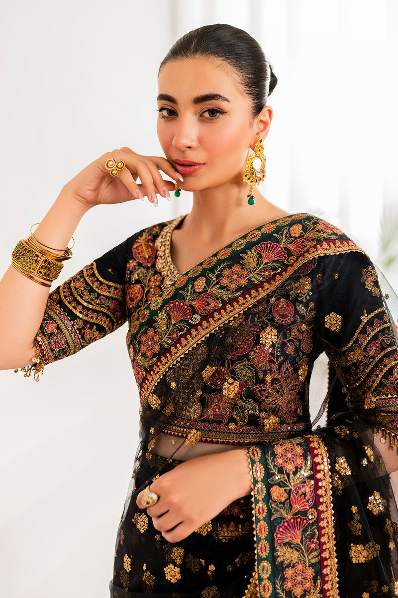 Baroque | Formal Collection | NET UF-700 L Black Net