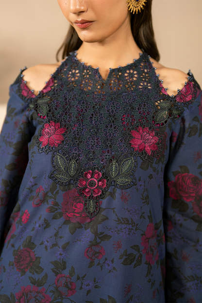 Iznik | Festive Lawn 25 | EFL-12 M Blue Lawn