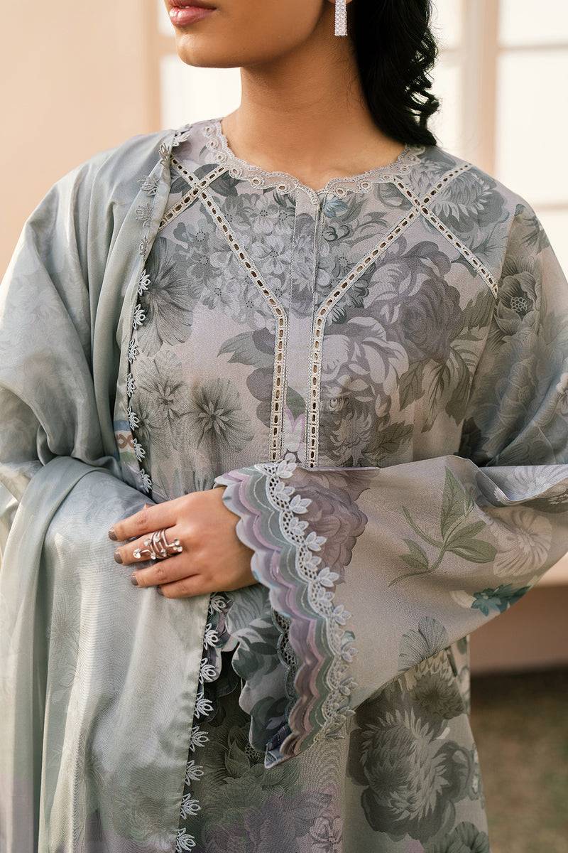 Baroque | Luxury Pret 24 | LAWN UF-605 - Pakistani Designer Dress - by Baroque | Type: Luxury - 100% Original at Saira Sultan