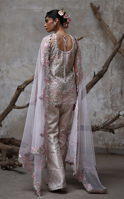 Threads and Motifs | Formal Dresses 25 | Organza Embroidered Shirt