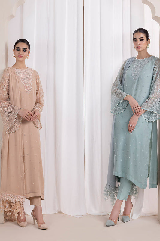 Baroque | Luxury Pret 24 | CHIFFON PR-843 - Pakistani Designer Dress - by Baroque | Type: Luxury - 100% Original at Saira Sultan