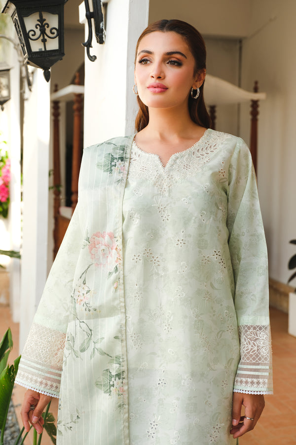 Baroque | Luxury Pret 24 | LAWN UF-659 - Pakistani Designer Dress - by Baroque | Type: Luxury - 100% Original at Saira Sultan