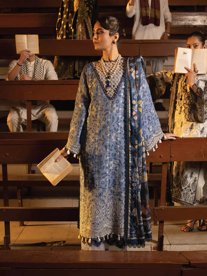 Faiza Faisal | Maya Luxury Lawn | Gamze - Pakistani Designer Dress - by Faiza Faisal | Type: Luxury - 100% Original at Saira Sultan