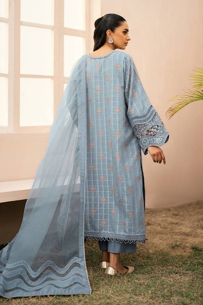 Baroque | Luxury Pret 24 | JACQUARD LAWN UF-606 - Pakistani Designer Dress - by Baroque | Type: Luxury - 100% Original at Saira Sultan