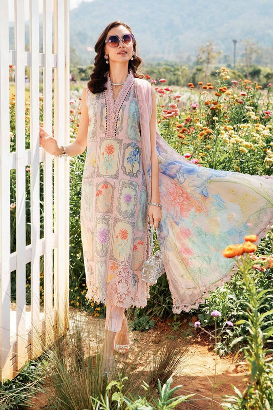 Maria B | M Prints 25 | MPT-2511-A XS Pink Lawn