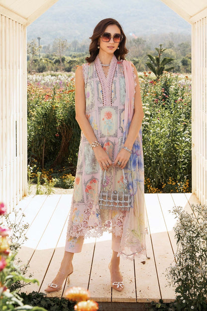 Maria B | M Prints 25 | MPT-2511-A S Pink Lawn