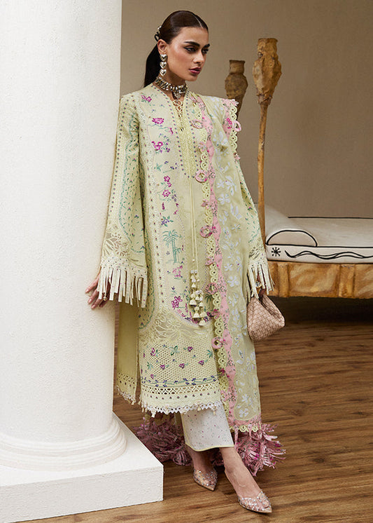 Suffuse | Eid Lawn 25 | FERIDA XS Lime Self Jacquard