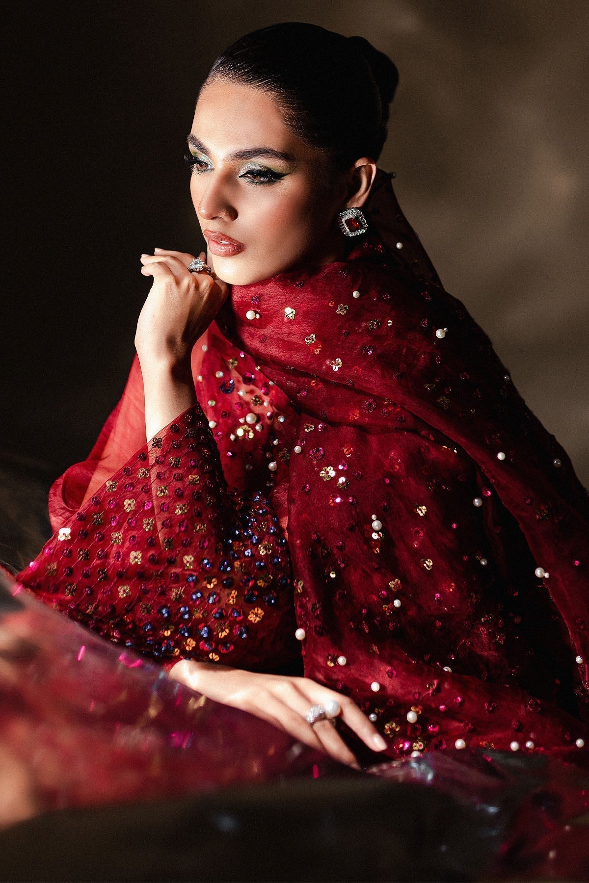 Nureh | Tiny Twinkles | LOVE STRUCK - Pakistani Designer Dress - by Nureh | Type: Formal - 100% Original at Saira Sultan