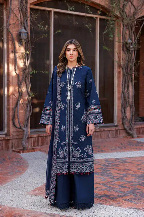 Farasha | Kaavish Lawn 24 | DEEP SAPPHIRE - Pakistani Designer Dress - by Farasha | Type: Luxury - 100% Original at Saira Sultan