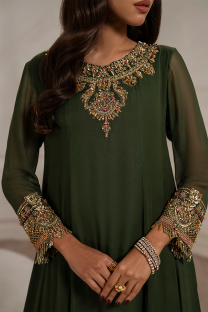 Iznik I Festive Formal I UE-416 Embroidered Chiffon - Pakistani Designer Dress - by Iznik - Type : Ladies Clothes - 100% Original at Saira Sultan