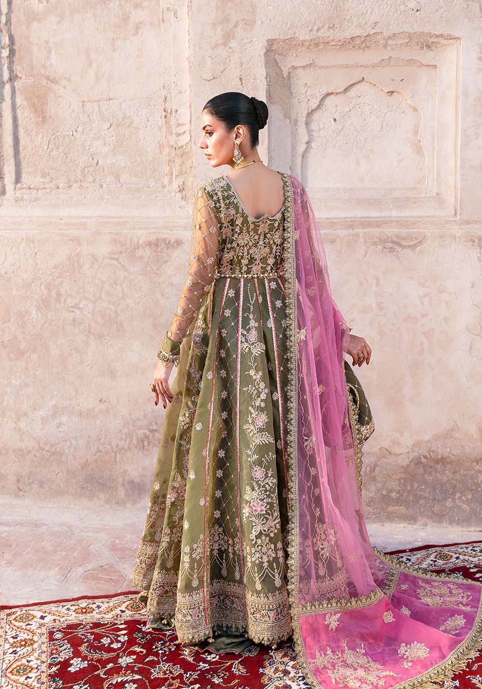 Zarqash | Arzoo Festive Collection | Gulbahar - Pakistani Designer Dress - by Zarqash - Type : Ladies Clothes - 100% Original at Saira Sultan