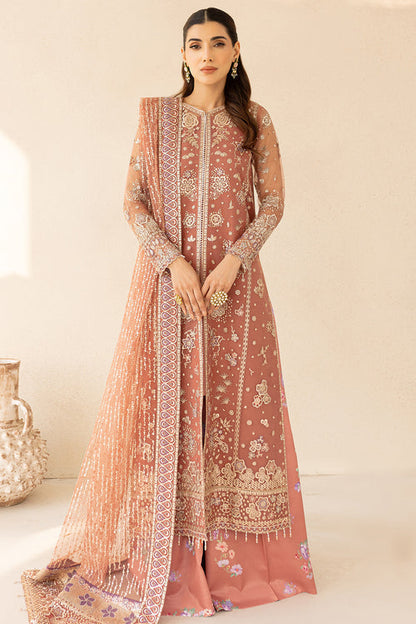 Farasha | Lu Zella Premium Formals 25 | Vintage Rose - Pakistani Designer Dress - by Farasha - Type : Ladies Clothes - 100% Original at Saira Sultan