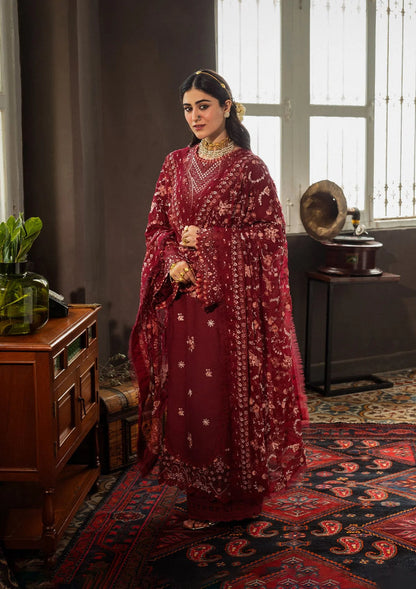 Kahf Premium | Kahf Karandi 25 | KKH-03 ROSELITH - Pakistani Designer Dress - by Kahf Premium - Type : Ladies Clothes - 100% Original at Saira Sultan