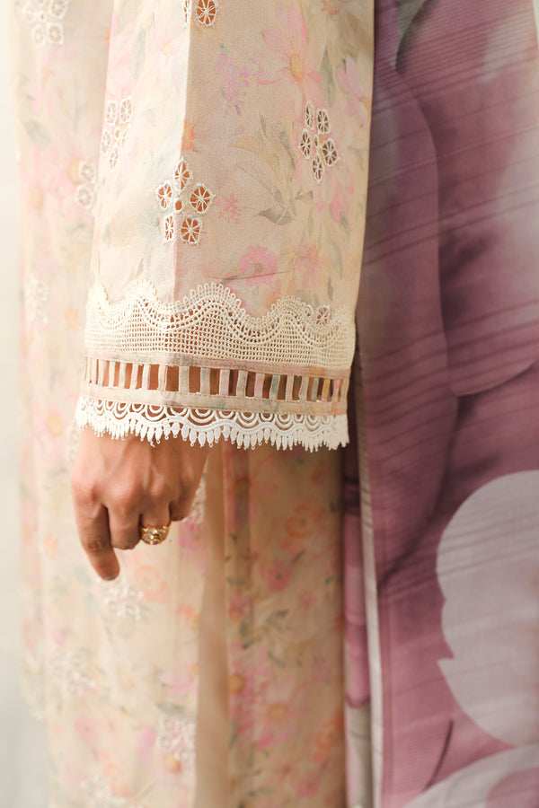Baroque | Luxury Pret 24 | LAWN UF-660 - Pakistani Designer Dress - by Baroque | Type: Luxury - 100% Original at Saira Sultan