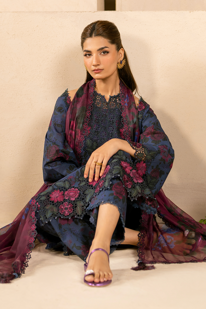 Iznik | Festive Lawn 25 | EFL-12 XL Blue Lawn