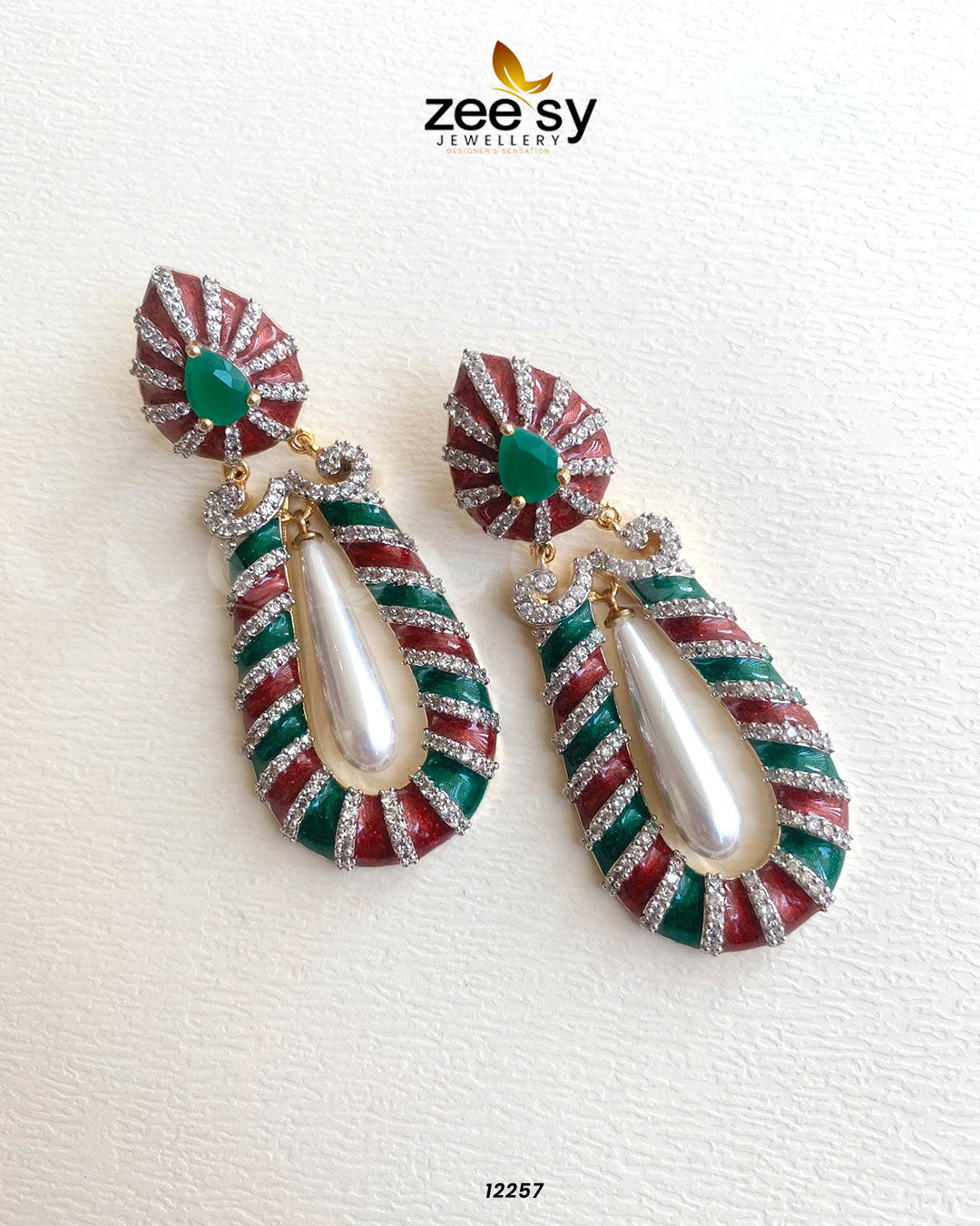 Earrings-0571 Green
